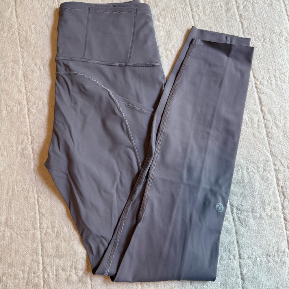 lululemon athletica High-Rise Seam Detail Leggings — Dusty Gray